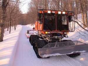 Groomer on the trail for About Our Blog Page