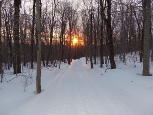 Nice sunset on 4A on the Upper Trail March 13, 2015 